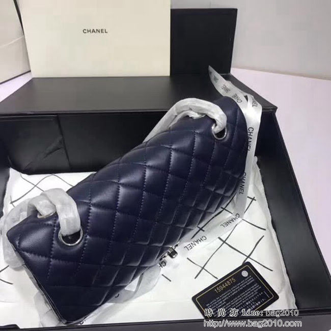 香奈兒CHANEL 升級版A1112進口小羊皮全新經典金銀鏈條肩背斜挎包 DSC1168